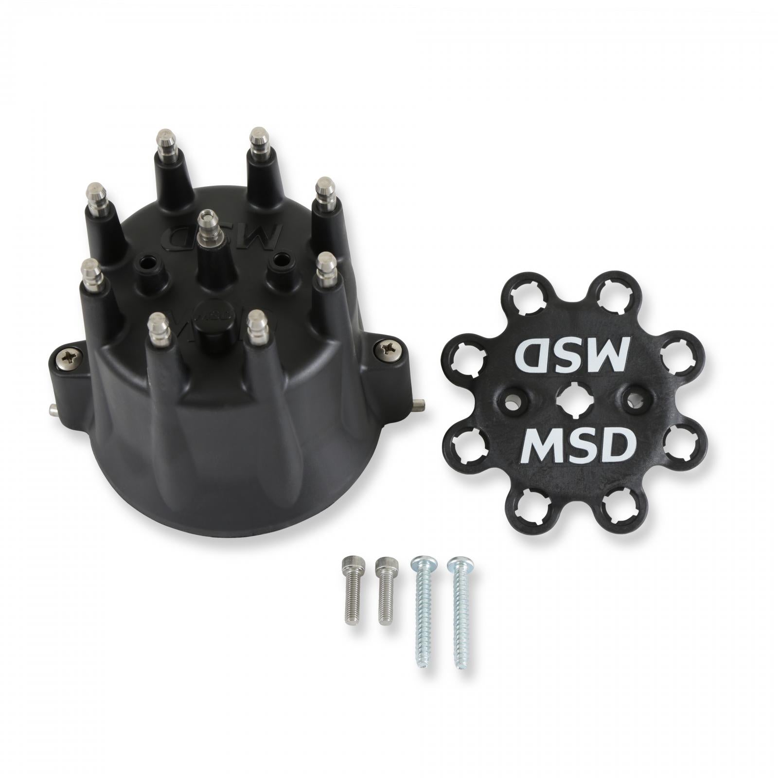 Distributor Cap V8 Hei Terminals Spark Plug Wire Retainer Chevy Ford Chrysler Distributors And Original GM Points Distributors MSD Ignition-1