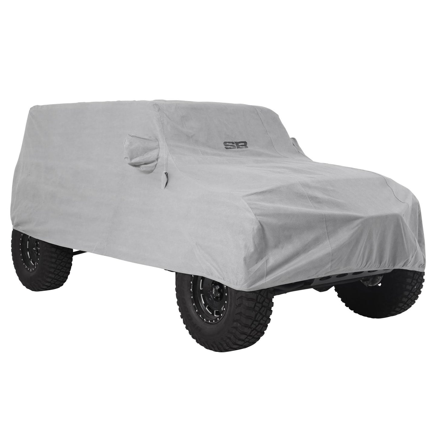 Full Cover Gray W/ Lock Cable 4 Door 2018-2022 Jeep Wrangler 4 Door Smittybilt