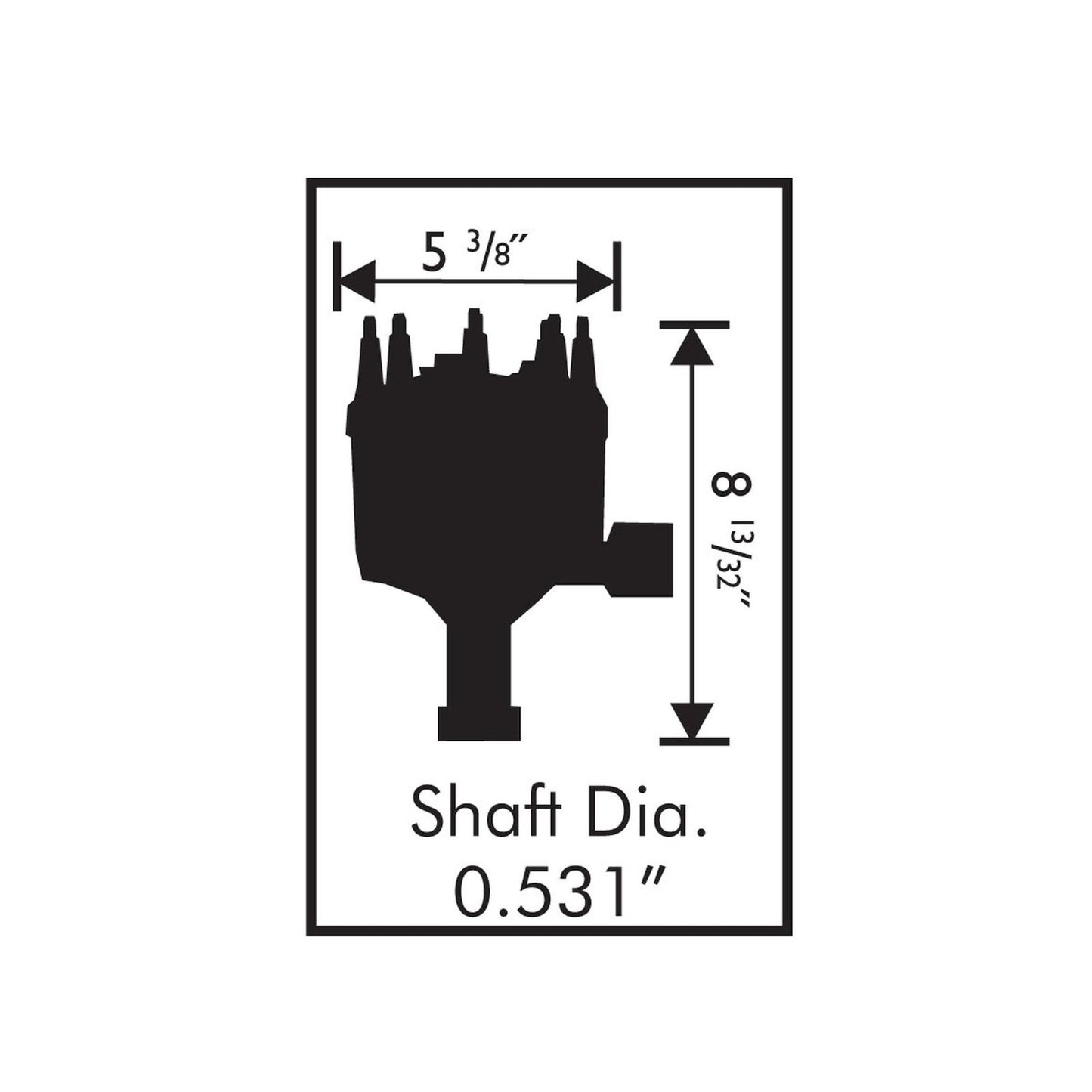 Distributor, Ford 5.0L Mustang, 1994-95, No Module Drop-In 94-95 5.0 EFI Pro-Billet Distributor MSD Ignition-6