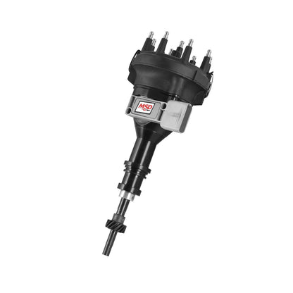 Ford 5.0L Black Pro-Billet Distributor Add A Stealth Look To Your Ford 5.0L With An Black Pro-Billet Distributor. This Is A Direct Drop-In Replacement For 86-93 5.0L EFI Engines MSD Ignition-1