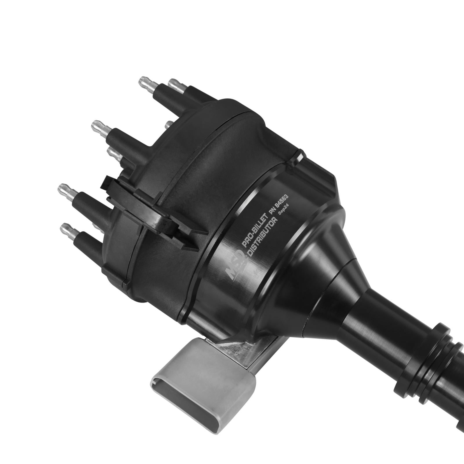 Ford 5.0L Black Pro-Billet Distributor Add A Stealth Look To Your Ford 5.0L With An Black Pro-Billet Distributor. This Is A Direct Drop-In Replacement For 86-93 5.0L EFI Engines MSD Ignition-2
