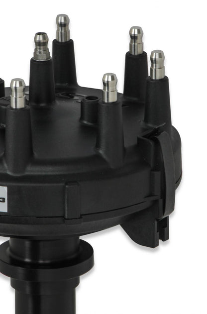 Black Chevy Low-Profile Crank Trigger Distributor Black Low-Profile Chevy Racing Distributor MSD Ignition-3