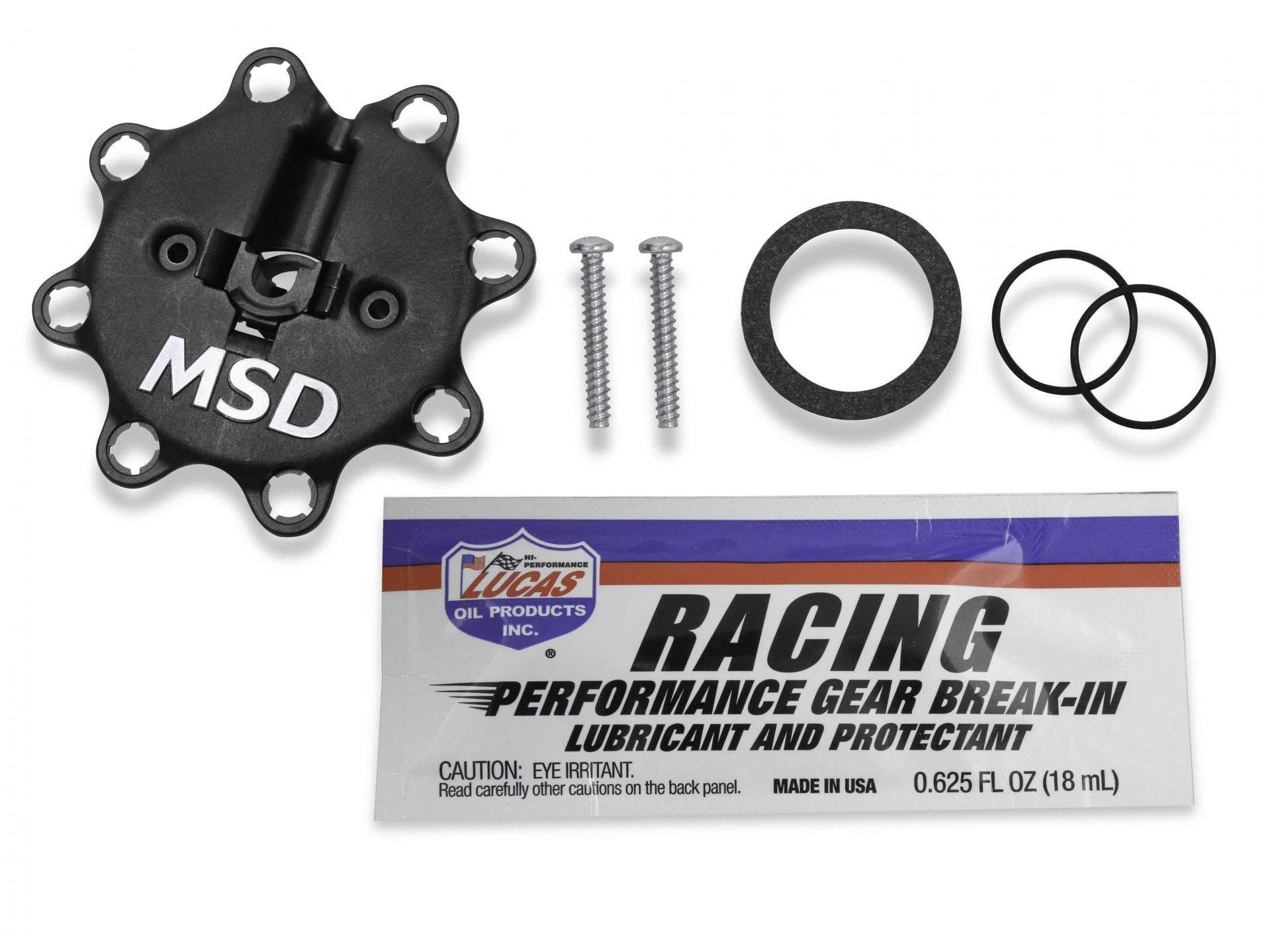 Black Chevy Low-Profile Crank Trigger Distributor Black Low-Profile Chevy Racing Distributor MSD Ignition-4