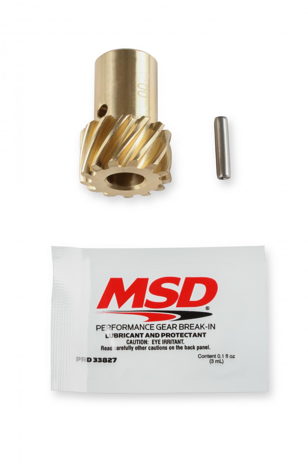 Chevy Bronze Distributor Gear .500Id Bronze Distributor Gears Are Machined From Quality Ampco 45 Aluminum Bronze Containing 5 Percent Nickel MSD Ignition-8