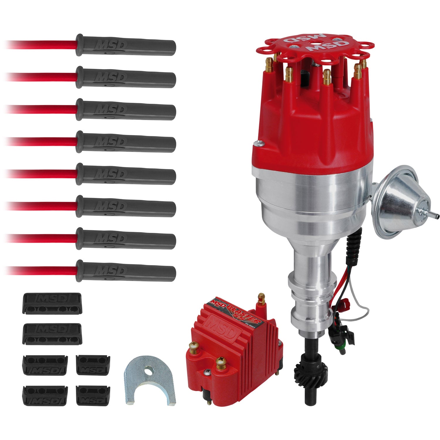 Ford Crate Kit, 351W This Kit Makes It Easy To Add Performance To Your New Crate Engine. Supplied With A Steel Gear For Compatibility With Hydraulic Roller Cams MSD Ignition