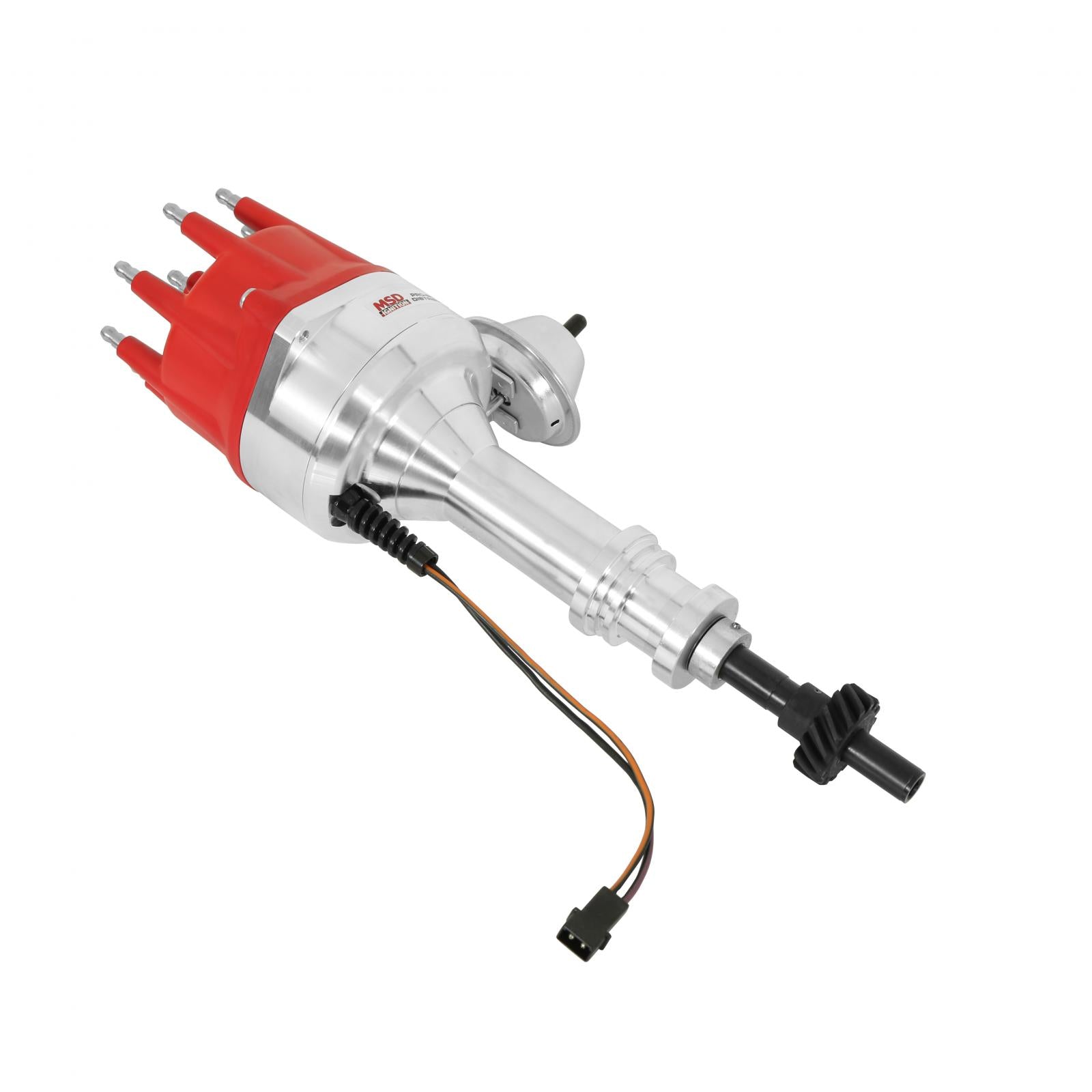 Ford 351C-460 Street Pro-Billet Distributor Small Diameter Distributor For 351C-460, Includes Iron Gear And Vacuum Advance. Must Be Used With An 6, 7 Or 8-Series MSD Ignition-1