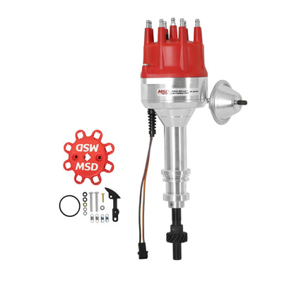 Ford 351W Street Pro-Billet W/Steel Gear The Street Models Share The Same Features As The Small Diameter Models, Plus Feature A Vacuum Advance MSD Ignition