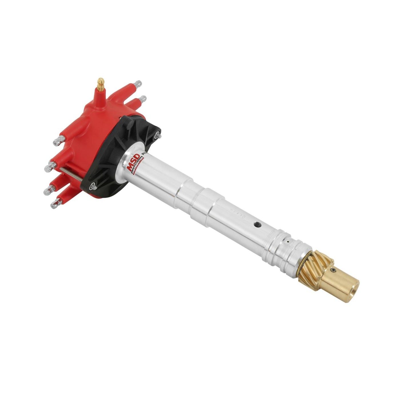 Super Tall Block Crab Cap Distributor, Chevy V8 Low-Profile, Tall Block, Racing Distributor Must Be Used With An 6, 7 Or 8-Series And A Crank Trigger MSD Ignition-1