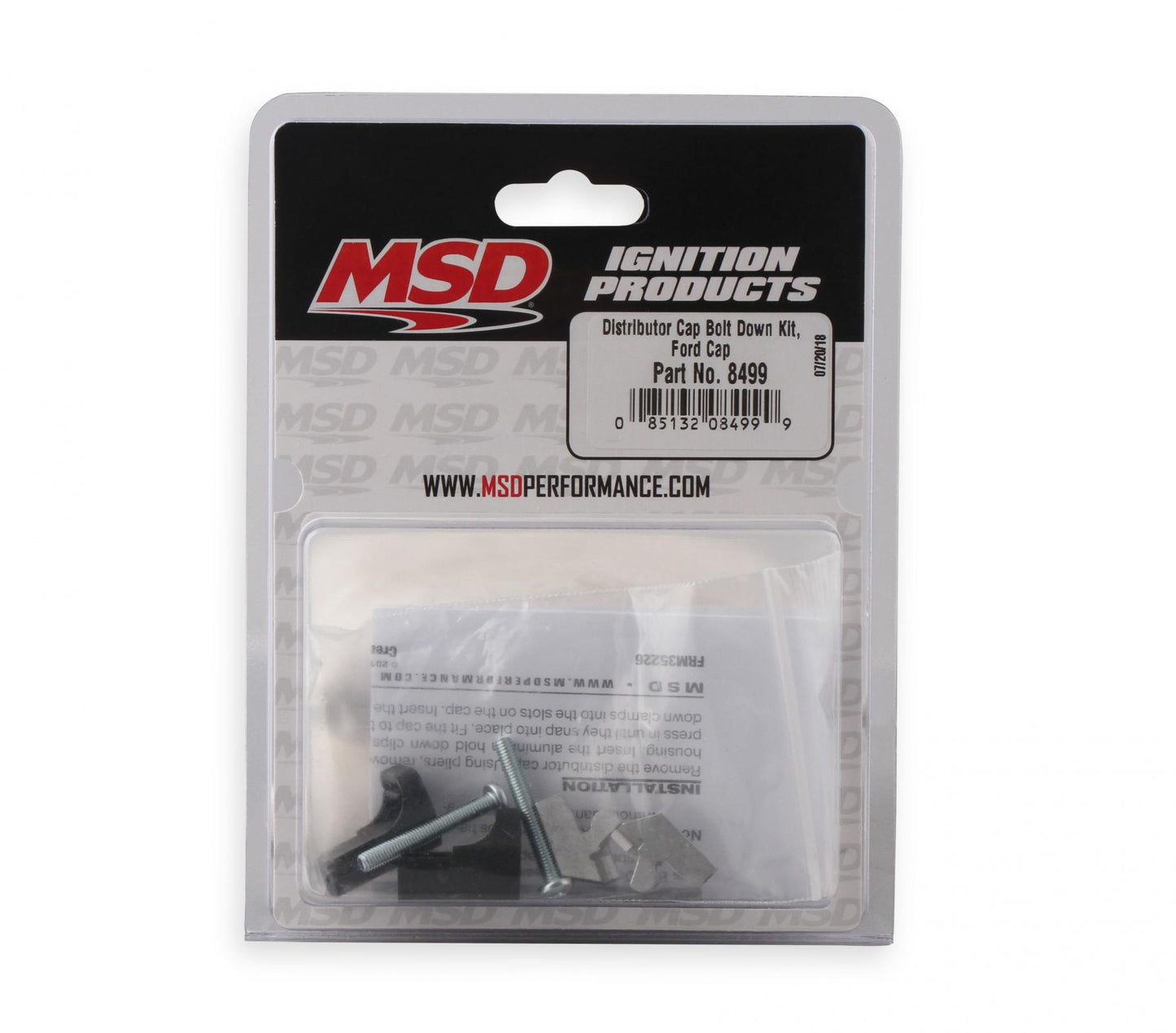 Distributor Cap Bolt Down Kit, Ford Cap These Retainers Will Securely Hold Ford Style Cap Pn 8408/84083 In Place MSD Ignition-2