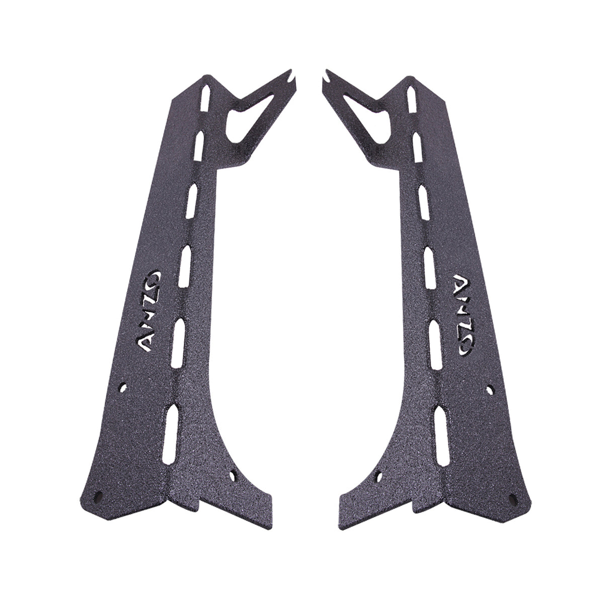 Light Bar Mounting Kit For Use w/52 Inch LED Light Bar P/N (881030) Each Bracket Fastens Using OEM Windshield Mounting Hardware Jeep TJ/Wrangler 1997-2006 AnzoUSA