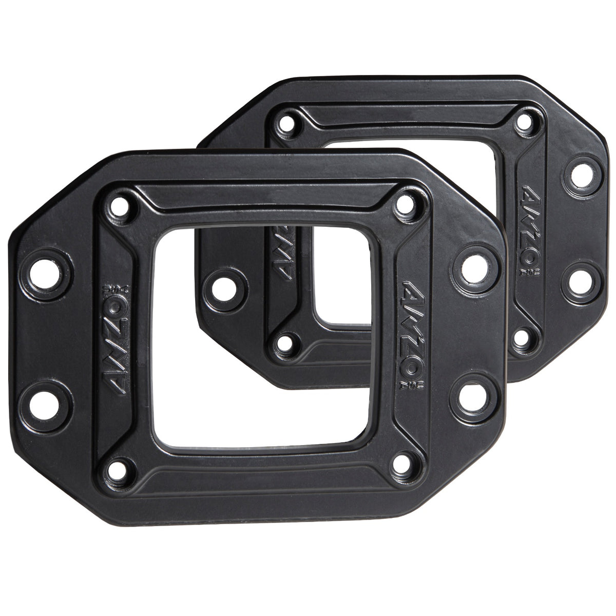 Headlight Bracket Rugged Vision Off Road LED Mount Brackets 3 Inch X 3 Inch Flush Mount Fits Anzo Rugged 881045 & 881052 3x3 LED Lights AnzoUSA