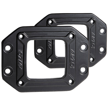 Headlight Bracket Rugged Vision Off Road LED Mount Brackets 3 Inch X 3 Inch Flush Mount Fits Anzo Rugged 881045 & 881052 3x3 LED Lights AnzoUSA