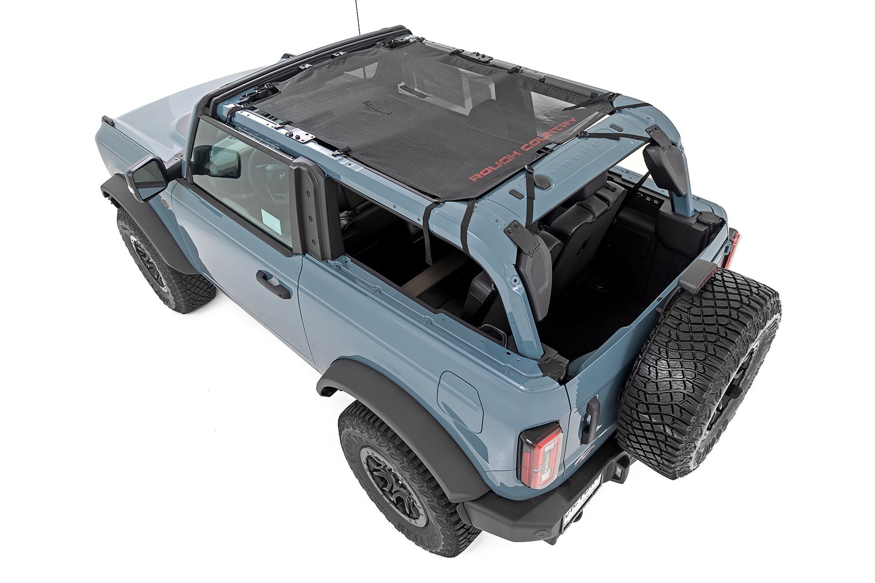 Mesh Bikini Top Plus Black Ford Bronco 4WD (2021-2025) Rough Country-5