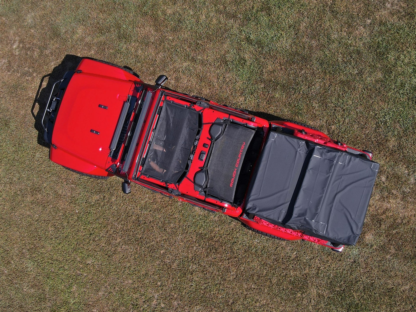 Rough Country Mesh Bikini Top Plus Black Jeep Gladiator JT 4WD 20-Up Rough Country