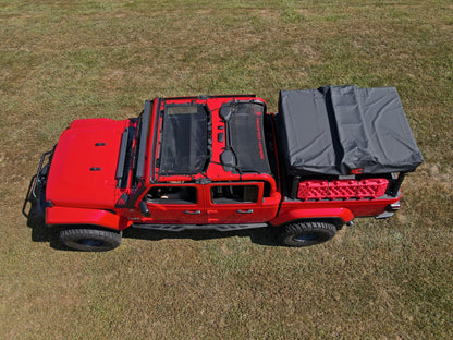Mesh Bikini Top Plus Black Jeep Gladiator JT 4WD (2020-2024) Rough Country-4