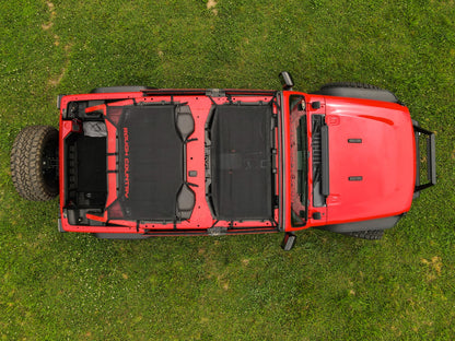 Mesh Bikini Top Plus Black Jeep Wrangler JL (21-23)/Wrangler Unlimited (18-23) Rough Country-4