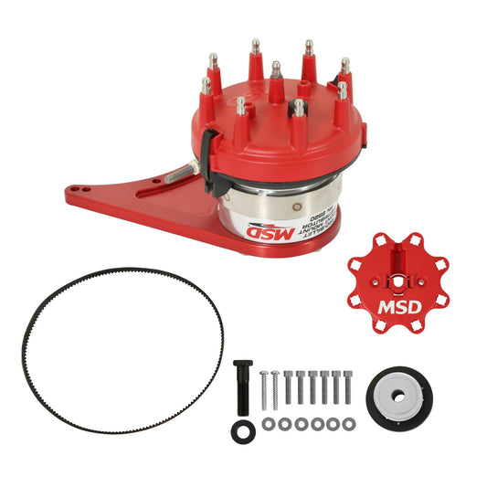 Gm Big Block Front Drive Distributor Fits Big Block Chevy. Must Be Used With A Jesel Or Comp Cams Camshaft Belt Drive Kit And An Flying Magnet Crank Trigger MSD Ignition