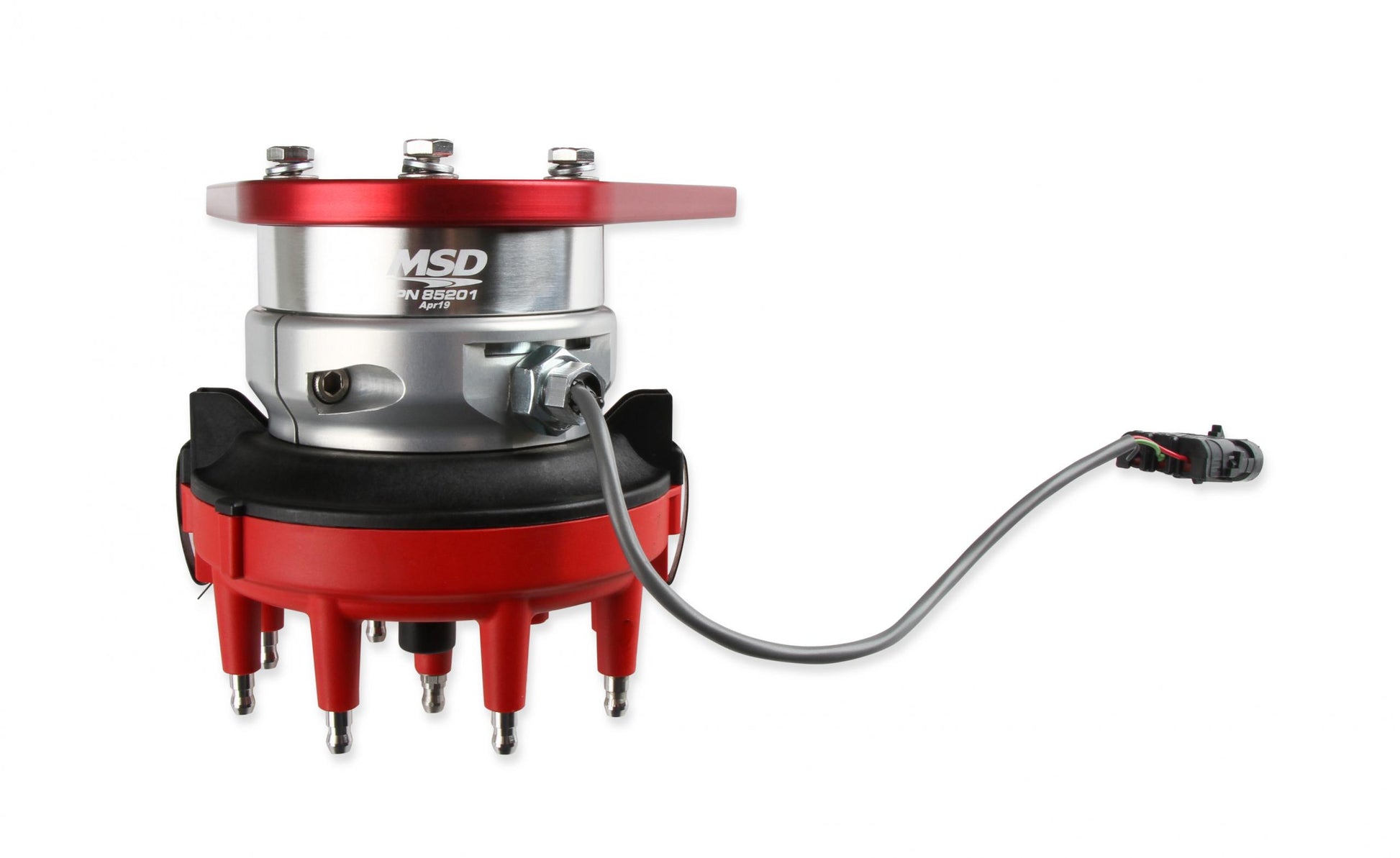 Front Drive Distributor With Adjustable Cam Sync Big Block Chevy Front Drive Distributor With Adjustable Hall-Effect Cam Sync Sensor Ideal For Triggering EFI Systems MSD Ignition-17