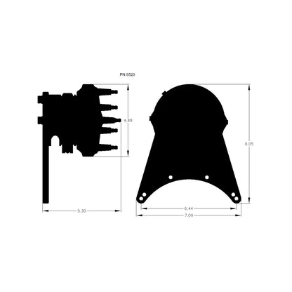 Gm Big Block Front Drive Distributor Fits Big Block Chevy. Must Be Used With A Jesel Or Comp Cams Camshaft Belt Drive Kit And An Flying Magnet Crank Trigger MSD Ignition-7