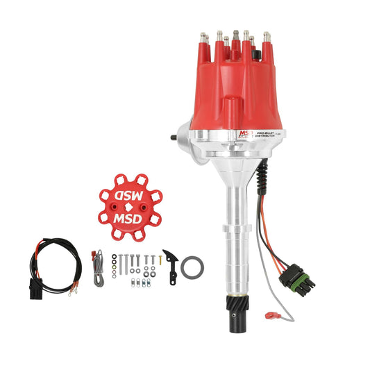 Amc V8 Ready-To-Run Distributor Fits 290, 304, 343, 360, 390, 401 Engines. Ready-To-Run Distributors Include A Built-In Module. No Control Required. Includes A Built-In Rev Limiter MSD Ignition