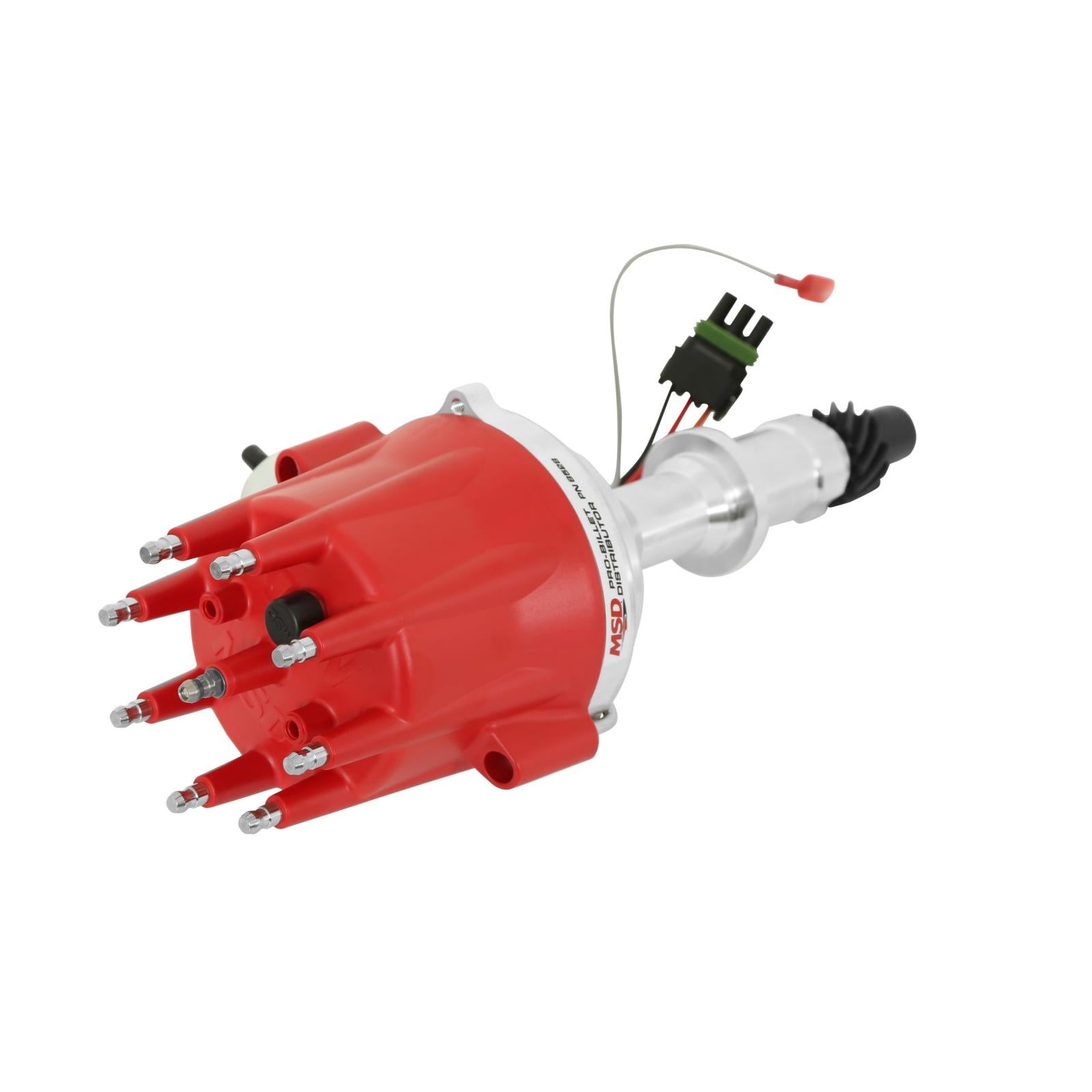 Pontiac V8 Ready-To-Run Distributor Fits 326, 350, 389, 400, 421, 428, And 455 Pontiac. Ready-To-Run Distributors Include A Built-In Module. No Control Required. Includes A Rev Limiter MSD Ignition-4