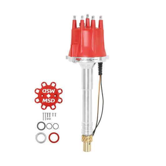 Chevy V8 Pro-Billet Distributor Locked-Out From The Factory. Must Be Used With An 6, 7 Or 8-Series MSD Ignition