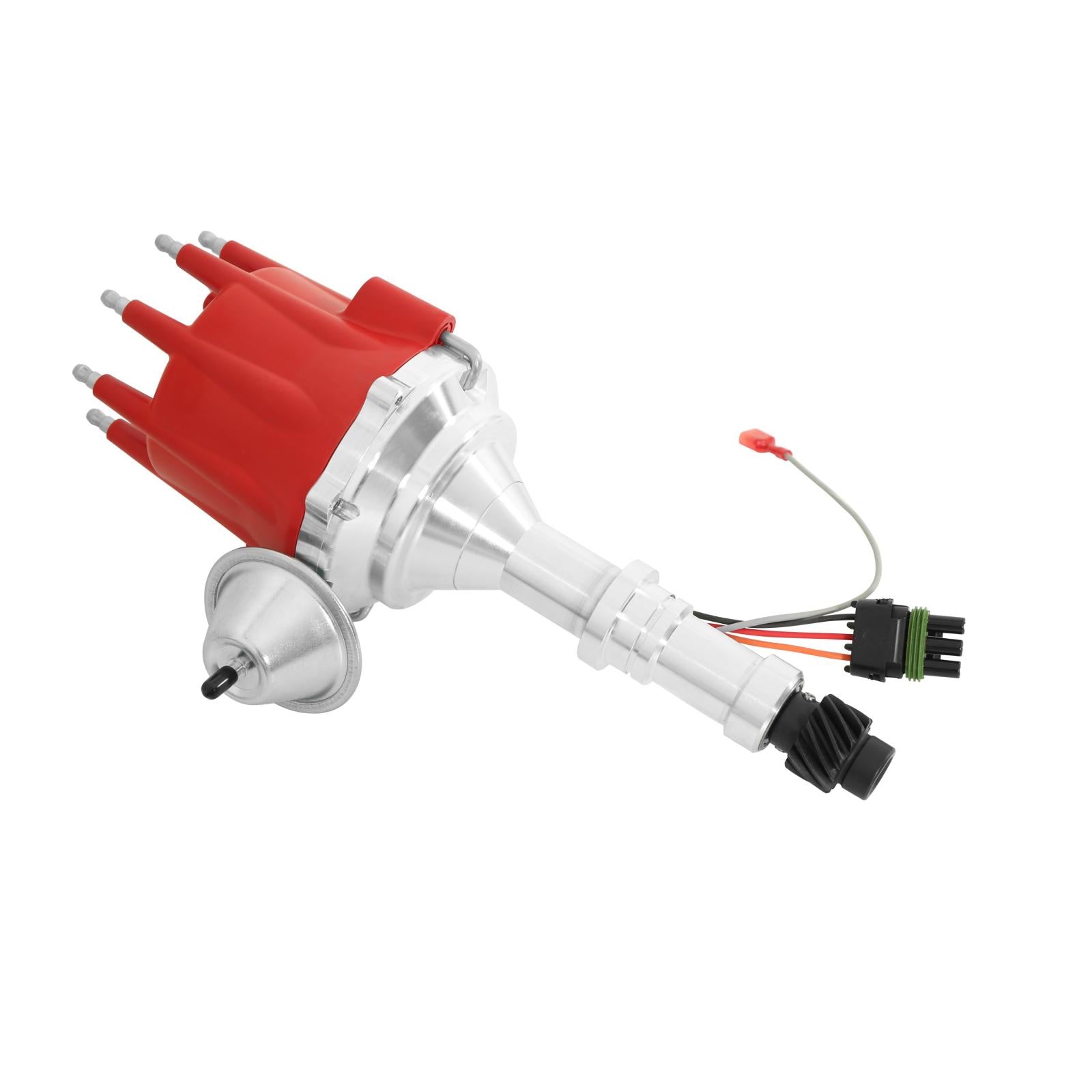 Ready-To-Run Distributor Buick 400-430-455 V8 Red Ready-To-Run Distributors Include A Built-In Module Includes Built-In Rev Limiter No Control Is Required MSD Ignition-2