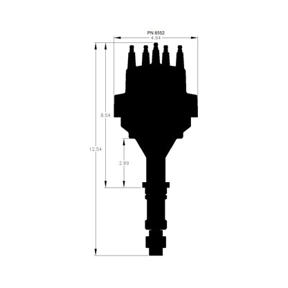 Ready-To-Run Distributor Buick 400-430-455 V8 Red Ready-To-Run Distributors Include A Built-In Module Includes Built-In Rev Limiter No Control Is Required MSD Ignition-5
