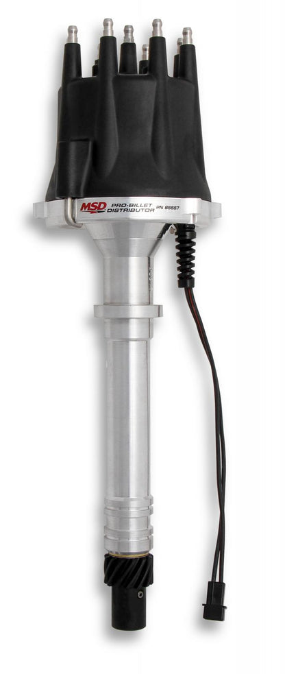 Chevy V8 Pro-Billet Distributor W/Black Cap The Most Popular Performance Distributor In The Market And Now Comes With Black Cap Must Be Used With An 6, 7 Or 8-Series MSD Ignition