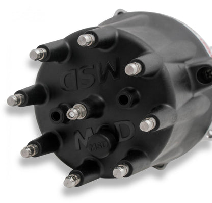 Chevy V8 Pro-Billet Distributor W/Black Cap The Most Popular Performance Distributor In The Market And Now Comes With Black Cap Must Be Used With An 6, 7 Or 8-Series MSD Ignition-2