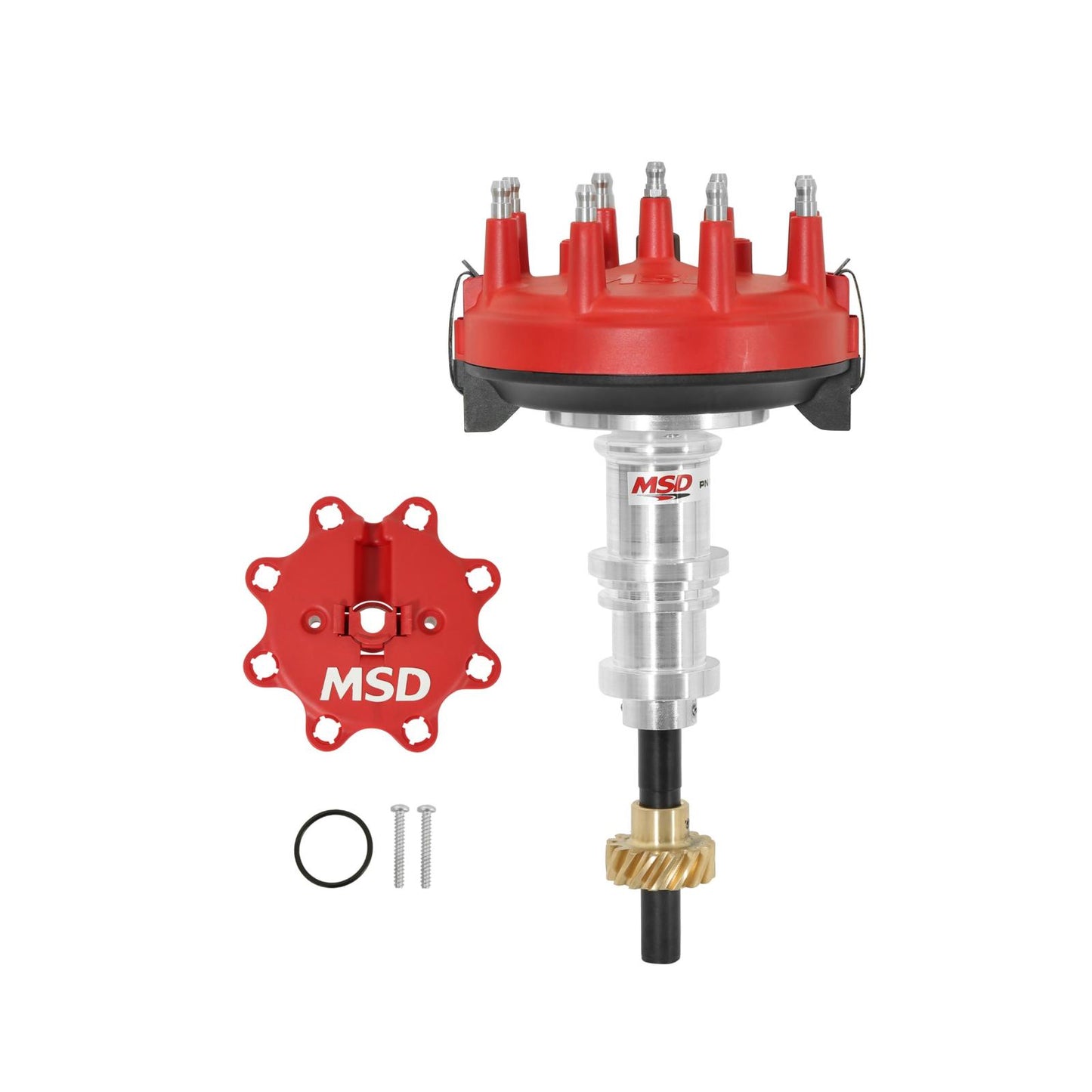 Ford 351C-460 Crank Trigger Distributor Low-Profile Racing Distributor, Must Be Used With An 6, 7 Or 8-Series And A Crank Trigger MSD Ignition