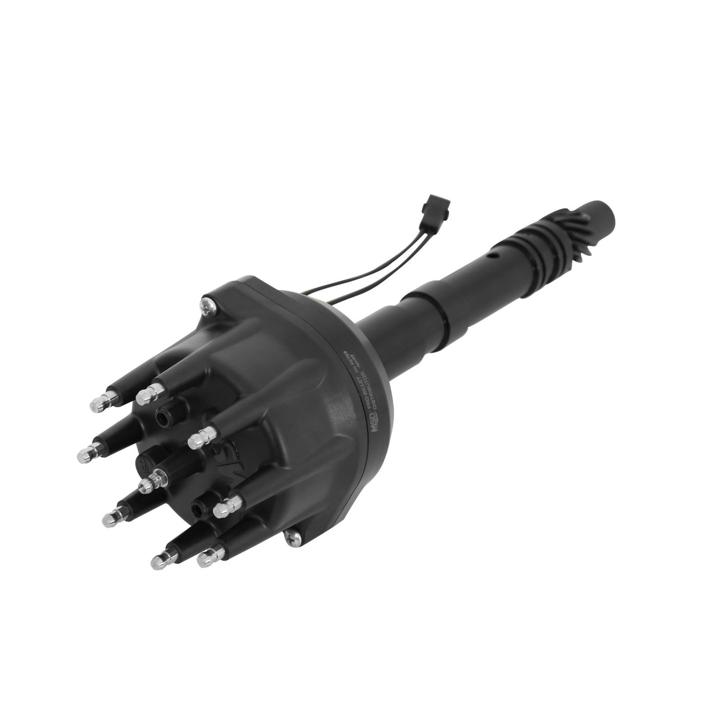 Black Small Diameter Chevy V8 Pro-Billet Distributor All The Performance Of Our Pro-Billet Line Now In Black For Your Ford, Chevy Or Chrysler. Must Be Used With 6, 7, Or 8-Series MSD Ignition-4