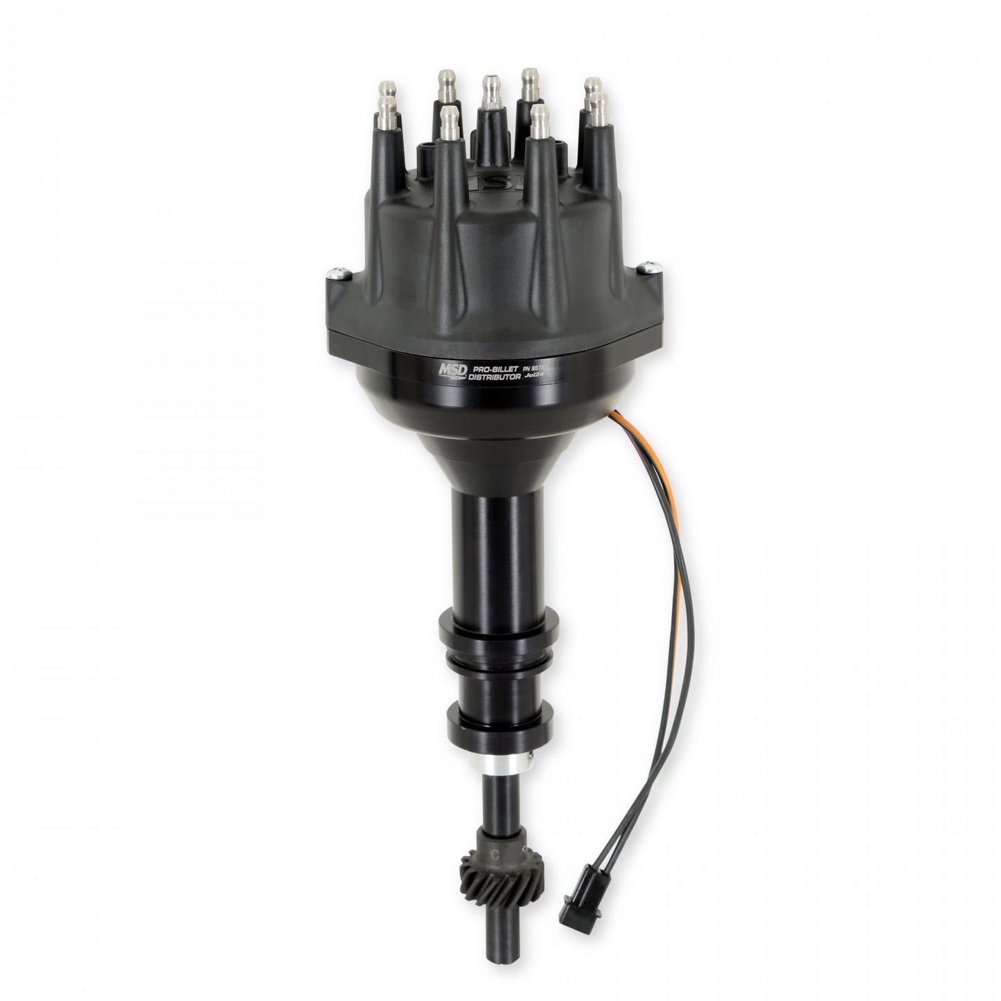 Black Ford 351W Pro-Billet Distributor All The Performance Of Our Pro-Billet Line Now In Black For Your Ford, Chevy Or Chrysler. Must Be Used With 6, 7, Or 8-Series MSD Ignition