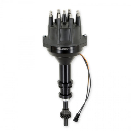 Black Ford 351W Pro-Billet Distributor All The Performance Of Our Pro-Billet Line Now In Black For Your Ford, Chevy Or Chrysler. Must Be Used With 6, 7, Or 8-Series MSD Ignition