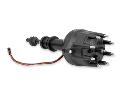Black Distributor, Ford 351W, Pro-Billet W/Steel Gear 'S Black Small Diameter Distributor W/Black Cap And Steel Gear, Requires The Use Of 6, 7, 8 Series MSD Ignition-3
