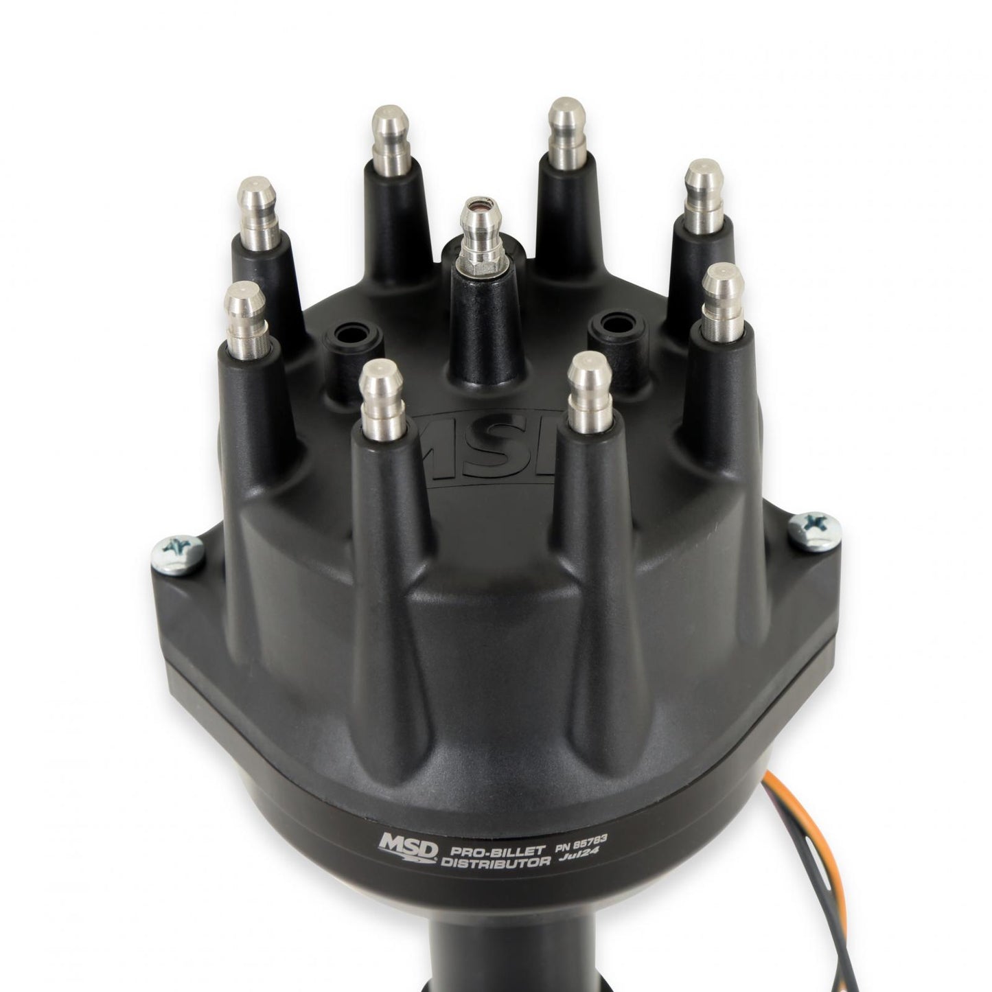 Black Ford 351W Pro-Billet Distributor All The Performance Of Our Pro-Billet Line Now In Black For Your Ford, Chevy Or Chrysler. Must Be Used With 6, 7, Or 8-Series MSD Ignition-2