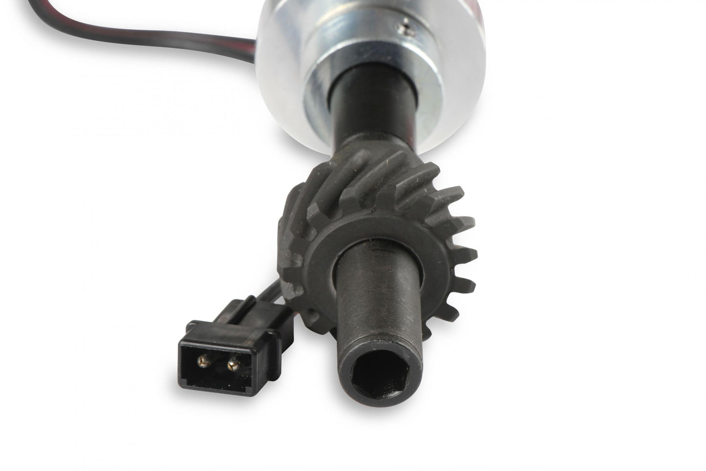 Distributor, Ford 351W/Steel Gear/Holley Hi-Ram 'S Pro-Billet Small Diameter Distributor W/Red Cap And Steel Gear, Requires The Use Of 6, 7, 8 Series And Designed To Fit Holley 351W Hi-Ram Carburetor Intake Manifolds MSD Ignition-3