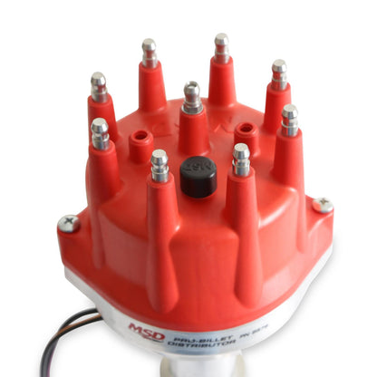 Ford 302 Small Diameter Pro-Billet Distributor Great For Blower Or Manifold Clearance. Fits 289/302 Engines, Includes Iron Gear. Must Be Used With An 6, 7 Or 8-Series MSD Ignition-2