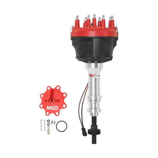 Ford V8 351C-460 Billet Distributor, Steel Gear Ford 351C 460 Billet Distributor With A Steel Gear Installed For Specific Camshaft Requirements MSD Ignition