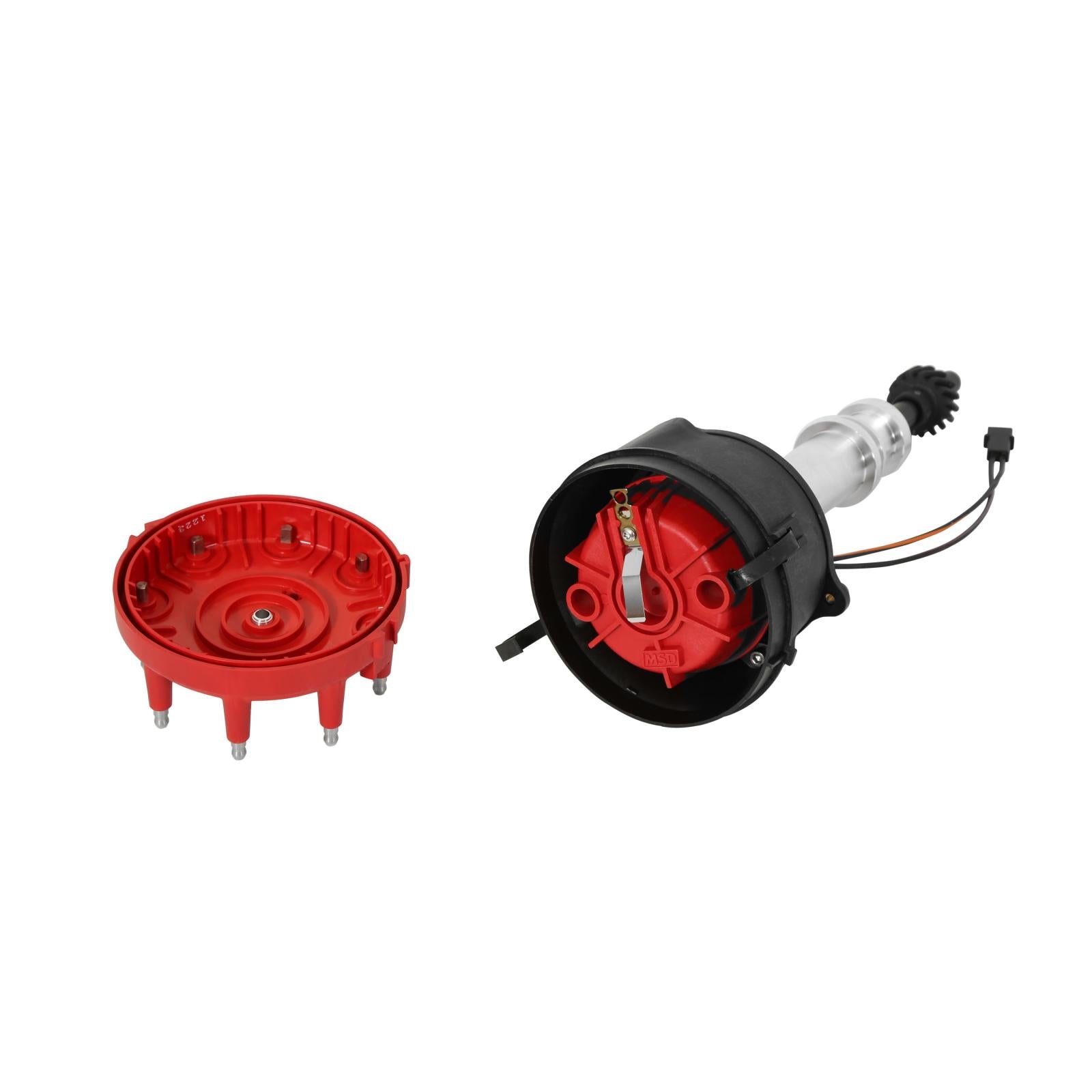 Ford V8 351C-460 Billet Distributor, Steel Gear Ford 351C 460 Billet Distributor With A Steel Gear Installed For Specific Camshaft Requirements MSD Ignition-4