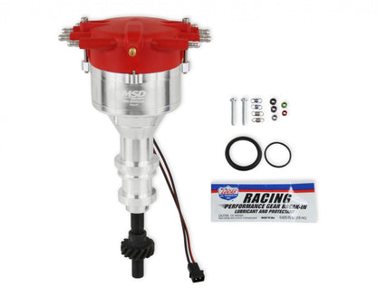 Ford 351C 460 Crab Cap Distributor Low Profile, Magnetic Pickup Distributor Ideal For Clearing Blower Snouts, And For Any Application Where Height Is Critical MSD Ignition-1
