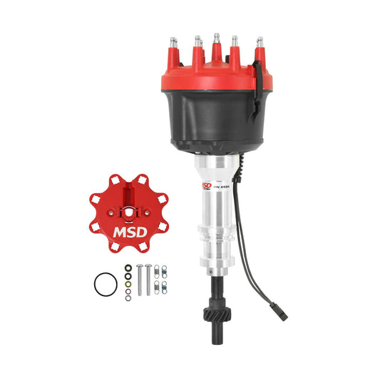 Ford V8 351W Billet Distributor Fits 351W With Iron Gear. Must Be Used With An 6, 7 Or 8-Series MSD Ignition