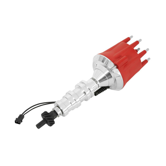 Ford Fe Pro-Billet Distributor Fits 332, 352, 360, 390, 406, 410, 427, 428 Fe Engines. Must Be Used With An 6, 7 Or 8-Series . Comes With An Iron Gear MSD Ignition-1