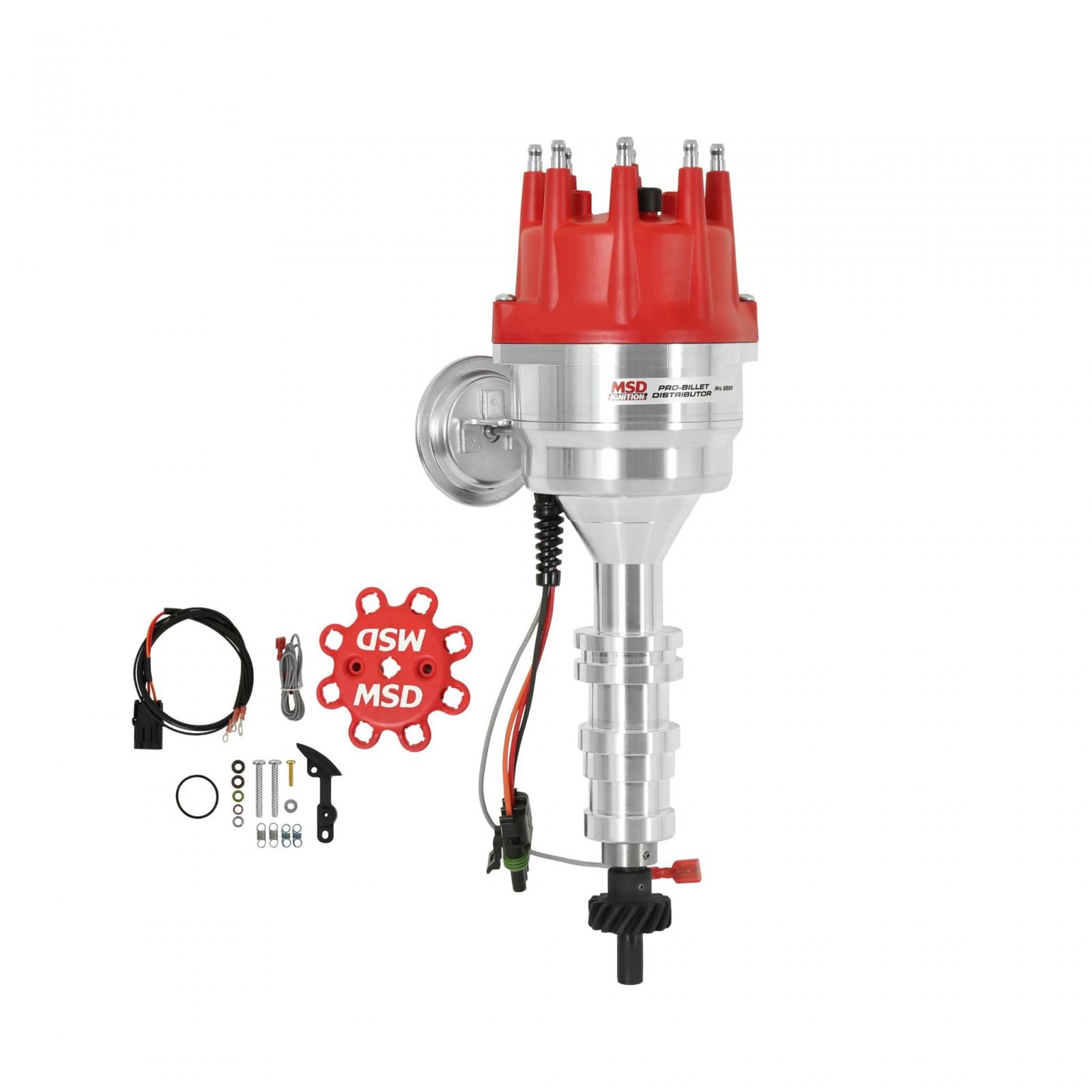 Ford Fe Ready-To-Run Distributor Fits 332, 352, 360, 390, 406, 410, 427, 428 Fe Engines. Ready-To-Run Distributors Include A Built-In Module. No Control Required. Includes An Iron Gear And A Rev Limiter MSD Ignition