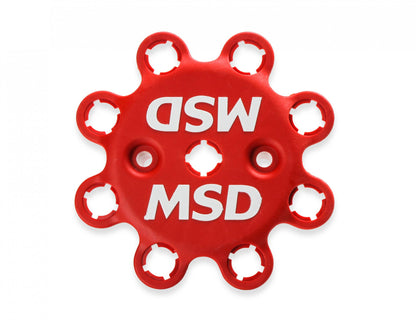 Distributor, Ford Fe, Ready-To-Run, Steel Gear 'S Pro-Billet Distributor With Small Diameter Red Cap And Ready To Run W/Vacuum Advance And Steel Gear, No Box Needed MSD Ignition-14