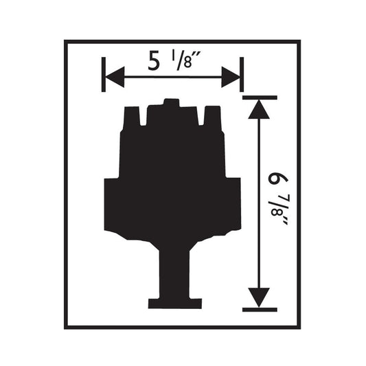 Chevy V6 Even-Fire Pro-Billet Distributor For 90 Degree V6, Even-Fire 4.3L Engines. Must Be Used With An 6, 7 Or 8-Series MSD Ignition