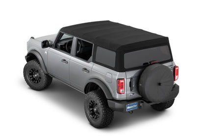 Replacement Passenger Side Window Factory Soft Top only 21-Present Ford Bronco 4 Dr Black MasterTop-2