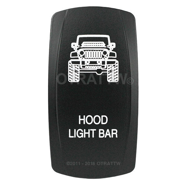 Switch, Rocker JK Hood Light Bar sPOD