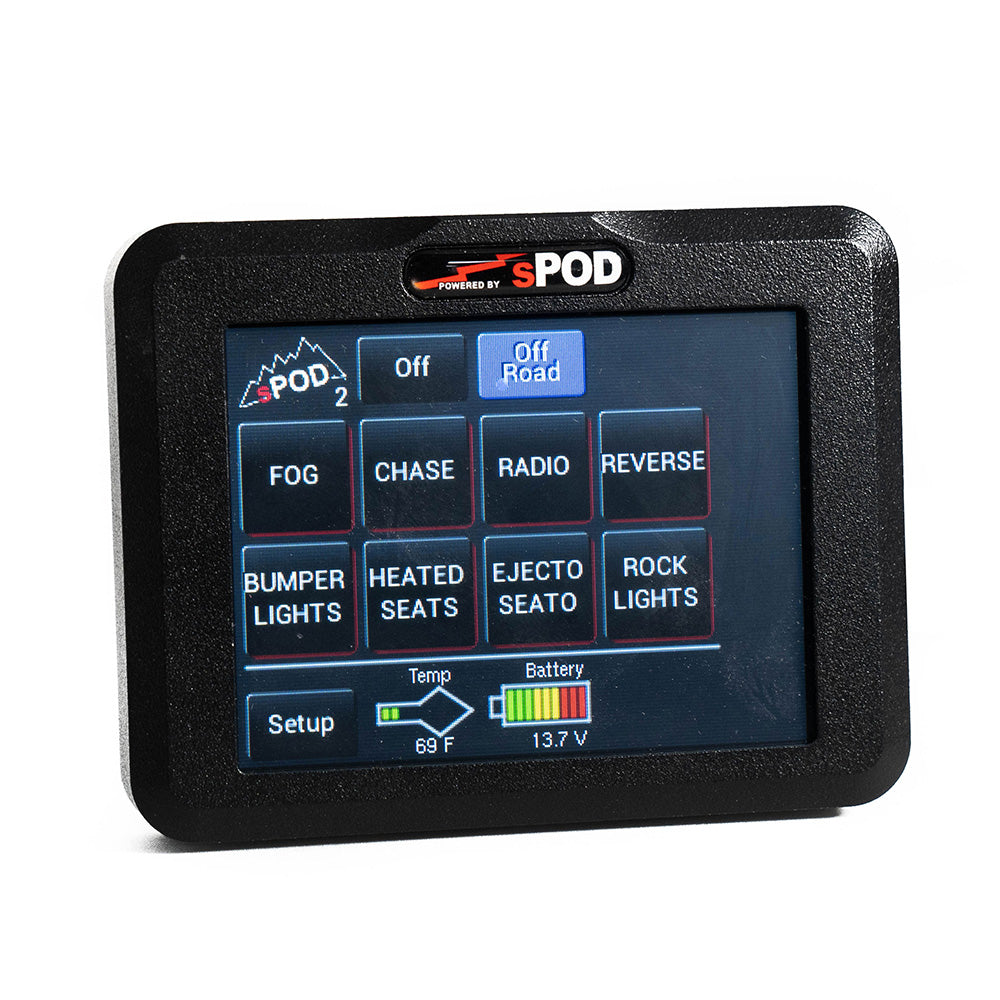 sPOD Add-On Touchscreen for 8 Circuit Systems