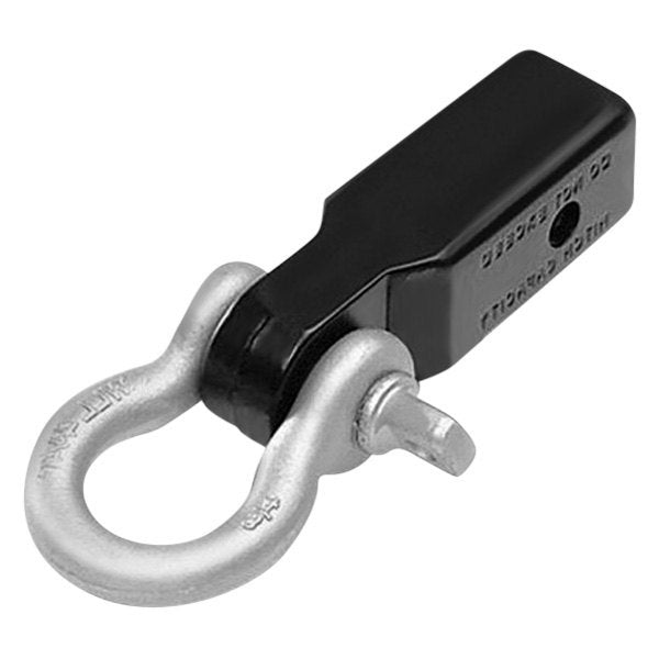 Universal D-Ring Shackle Kit for 2 Inch Receiver, Black Rampage